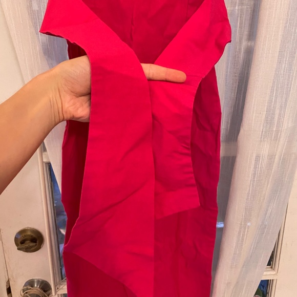 HYBRID Sleeveless Tie Front Pencil Midi Dress. NWT - Picture 2 of 6